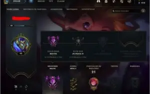 Conta platina 1 lol