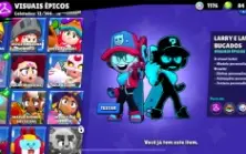 Conta Brawl stars muito bem upada com skins raras!!