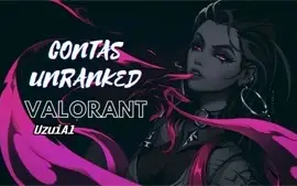 CONTAS SMURF UNRANKED DE VALORANT (LEVEL 20) - ENTREGA IMEDI