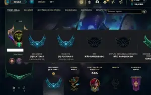 Platina 1 com TODOS os champs e 195 Skins ( Nivel 684 )