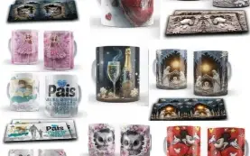 +1300 Artes 3d Para Sublimação De Canecas +super Bônus