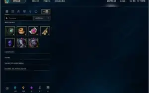 CONTA OURO 3 COM 26 CHAMPS E 13 SKINS