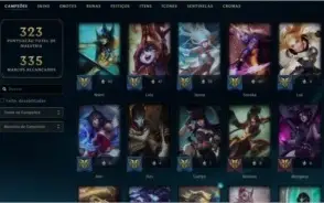 Conta League of Legends Main Sup/adc