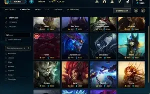 Conta ouro 3 com 150 Champs e 131 Skins