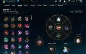 Conta ouro 3 com 150 Champs e 131 Skins