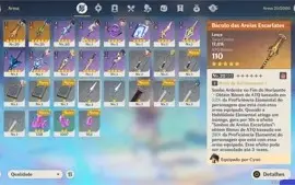 conta ar 27 com cyno + arma assinatura + lança de jade