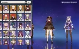 AR46 Yoimiya Kazuha Hutao Espada Celestial e mais