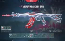 conta valorant com muitas skins e conta do lol com mt skins
