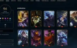 Conta LOL Full Acesso - 116 Champs e 96 Skins Sentinela RIOT