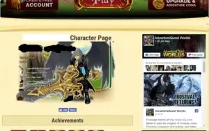 Conta AQW +100 itens Rara