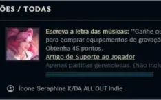 Conta Lvl 20 com seraphine KDA , Unranked