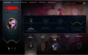 Conta Lvl 20 com seraphine KDA , Unranked