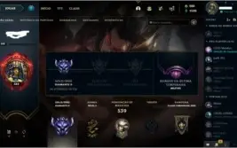 Conta com 228 skin e iconi de desafiante