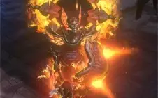 Conta Path of Exile com skins Phoenix e Kitava