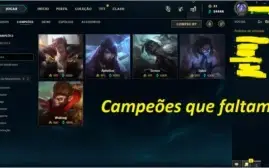 Conta Diamante S10,Atualmente Platina (Quase Todos Champs)
