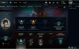 Conta LOL Plat IV - 95 Champs e 149 Skins