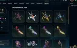 CONTA LOL - TODOS OS CAMPEÕES - 156 SKINS - MMR DIAMANTE