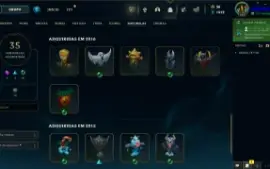 Conta LOL LVL 143 | 125 Campeões| 116 Skins |UNRANKED| 2015