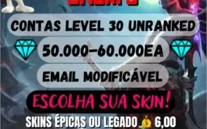 CONTAS DE LOL 🥋