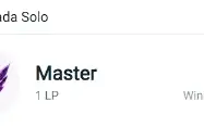 Conta Master I Com 86% De Winrate