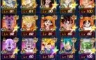 Conta DBZ Dokkan Battle EndGame muitos personagens Raros