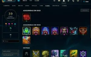 Conta PLATINA 4 | 62% Win - Lol (League Of Legends) Elomoon