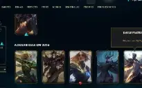 Todas Skins Raras | Black Alistar, Kayle Prateada Todas Pax