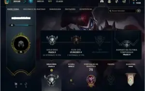 Conta prata 2 com 6 skins e 36 champs