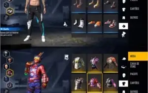 CONTA FREE FIRE RARA, MUITO GEMADA, COM PASSES ANTIGOS!