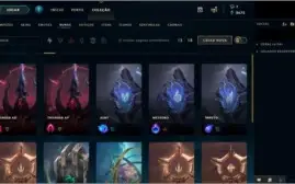 Conta League of Legends 259 SKins