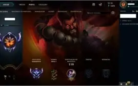 Conta League of Legends 259 SKins