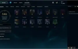 Conta League of Legends 259 SKins