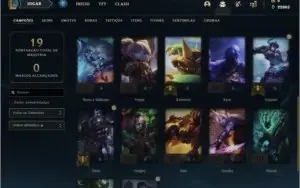 Conta League Of Legends Rank Platina 1