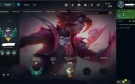Conta Lol Platina,65%Wr,10 Lendarias 11 Legado +Ultimate Lux