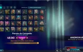 Conta de Paladins nvl 540 skins HRX BORDA DE GM