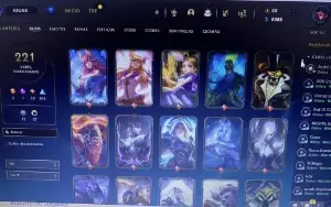 Conta LoL, Evelynn K/da Prestígio+6 skins miticas