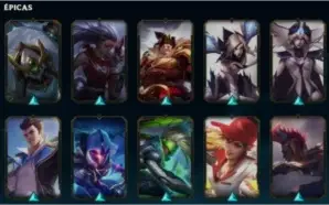 Conta de lol barata 66 skins lvl 188