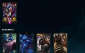 Conta de lol barata 66 skins lvl 188