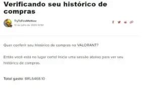 Conta Valorant Nivel 207 - Com Mais De 6500 Em Skins - Nova