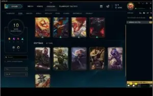 Conta D4 com 43 hérois e 10 skins