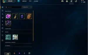 Conta unranked (ex platina) com 8 skins e 40 champs