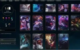 CONTA LEAGUE OF LEGENDS _ 11k Rp - 140+ Skins