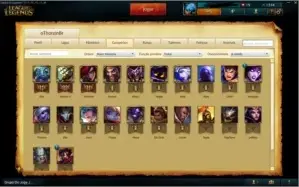 Conta lol BRONZE 3 com varias skin legais