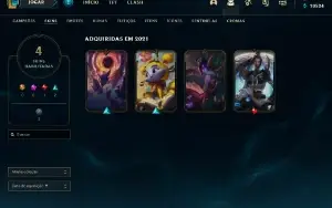 Conta DIAMANTE 1 | 75% Win - Lol (League Of Legends) Elomoon