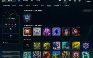 Conta DIAMANTE 1 | 75% Win - Lol (League Of Legends) Elomoon