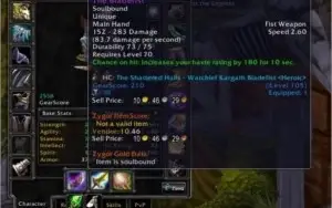 CONTA WOW CLASSIC shaman enhancement FULL BIS COM ITENS ROXO