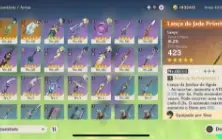Conta Ar 39 - Xiao / Itto / Jade Primitiva + Arma T5
