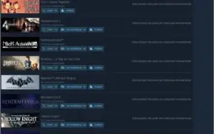 Conta steam cheia de jogos