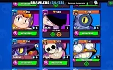 Conta Brawl stars 9803 troféus com 34 brawlers