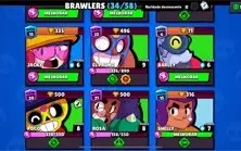 Conta Brawl stars 9803 troféus com 34 brawlers